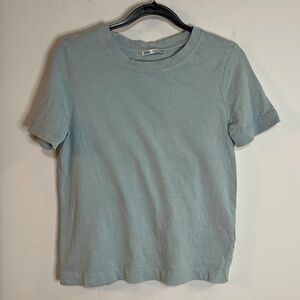 Zara Light Blue T-Shirt